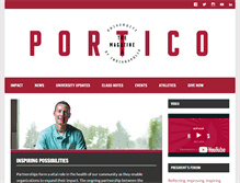 Tablet Screenshot of portico.uindy.edu