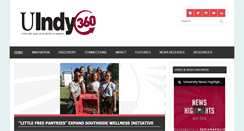 Desktop Screenshot of news.uindy.edu