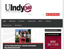 Tablet Screenshot of news.uindy.edu